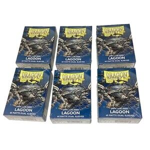 Dragon Shield Japanese Sz Lagoon 6 Matte Duel Card Sleeves Saras 360 Blue NEW